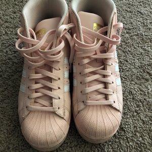 Pink Adidas Kids 6/Womens 8